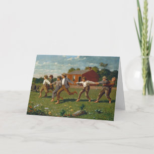 Snap the Whip Winslow Homer Card