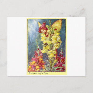 Snapdragon Fairy Postcard