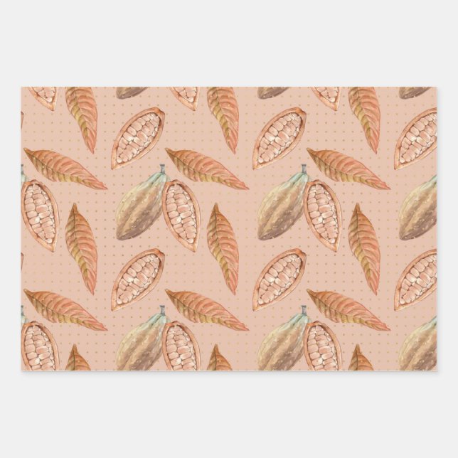 Snapdragon Flower Wrapping Paper Sheet (Front)