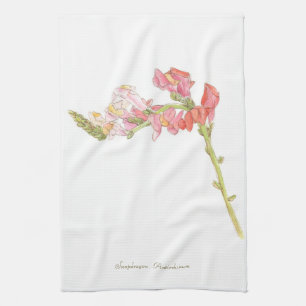 Snapdragon  tea towel