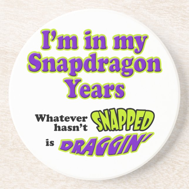 Snapdragon Years Coaster (Front)