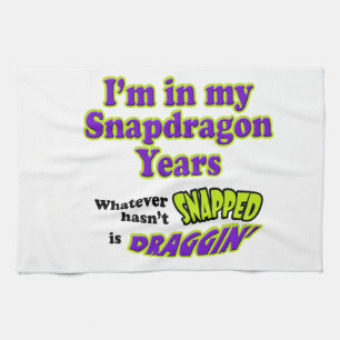 Snapdragon Years Tea Towel