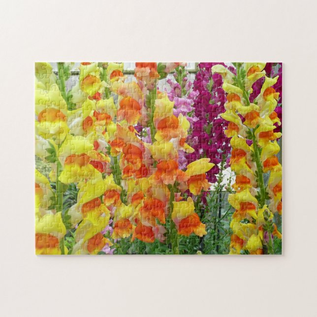 Snapdragons Colourful Floral Jigsaw Puzzle (Horizontal)