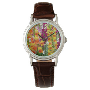 Snapdragons Colourful Floral Watch