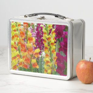 Snapdragons Metal Lunch Box