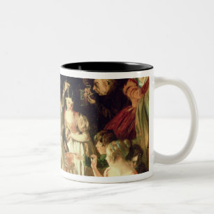 Snapp Apple Night (detail) 3 Two-Tone Coffee Mug