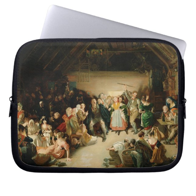Snapp Apple Night Laptop Sleeve (Front)
