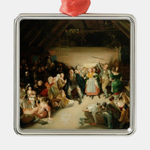 Snapp Apple Night Metal Ornament
