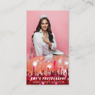 Snapping Special Moments Birthday Photographer Business Card