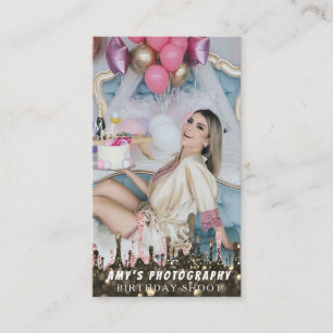 Snapping Special Moments Birthday Photographer Business Card