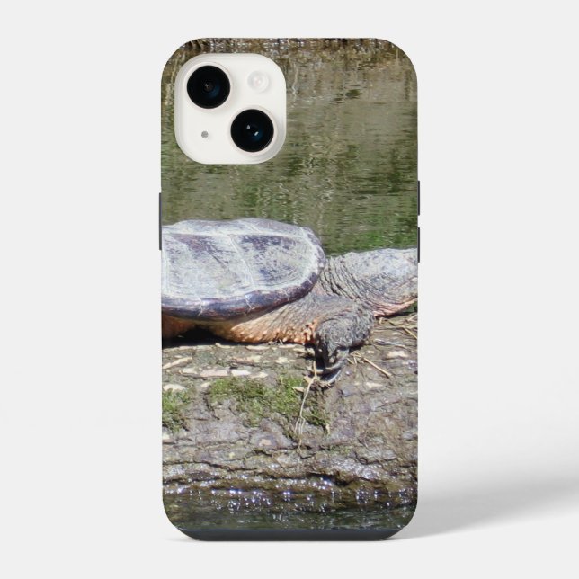 Snapping Turtle iPhone Case (Back)