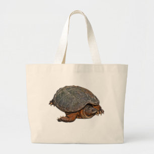 Snapping Turtle Terrapin-lover Gift Large Tote Bag