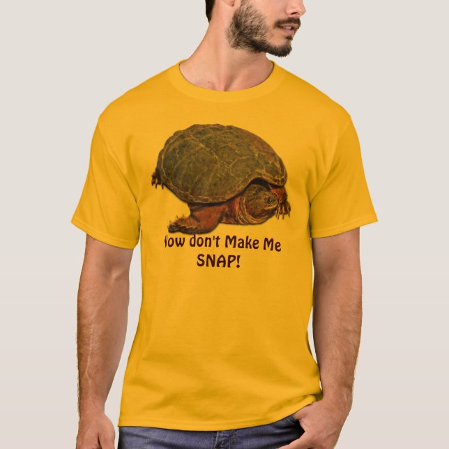 Snapping Turtle Terrapin-lover Gift T-Shirt (Front)