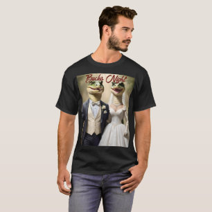 "Snapping Up Love: A Crocodilian Wedding Affair" T-Shirt