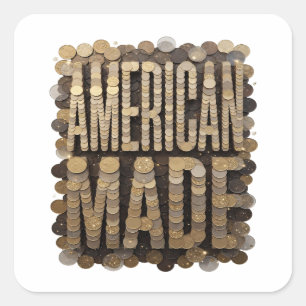 Snappy Gold AMERICAN MADE Sticker Art