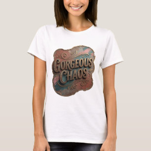 Snappy Gold GORGEOUS CHAOS Statement Tee