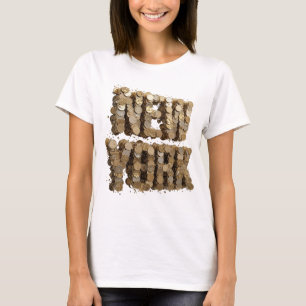 Snappy Gold NEW YORK Graphic Design T-Shirt