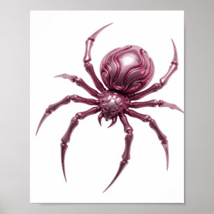 Snappy Pink ABSTRACT ART Design Poster
