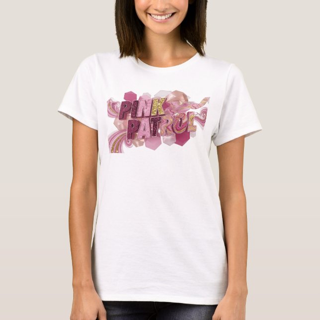 Snappy Pink PINK PATROL Statement Tee (Front)