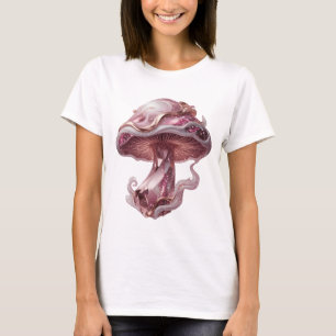 Snappy Silver ABSTRACT ART Artistic Motif T-Shirt