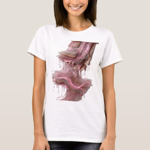 Snappy Silver ABSTRACT ART Fashion Print T-Shirt