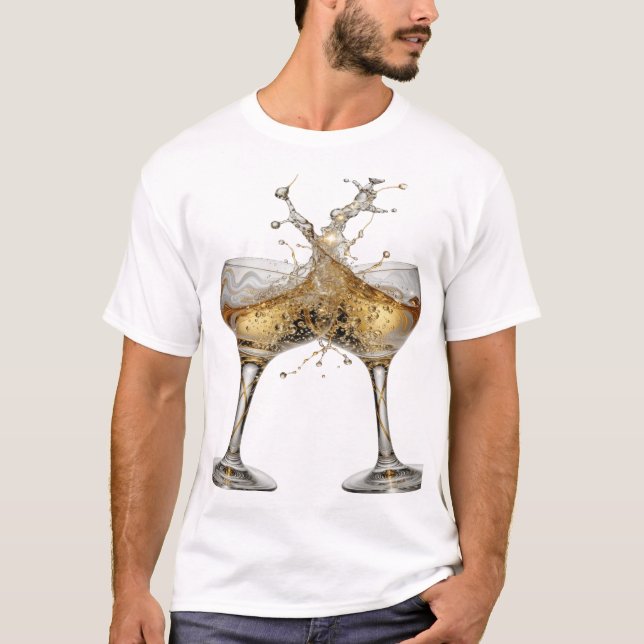 Snappy Silver CHEERS Tee (Front)