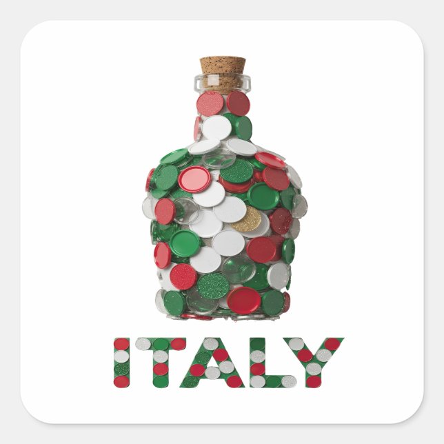 Snappy Silver ITALY Sticker Motif (Front)