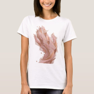 Snappy Silver ROSE GOLD GLITTER AND STARS T-Shirt
