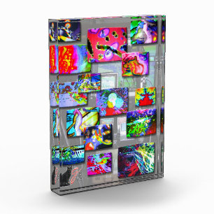 Snaps Colour Illustration Acrylic Block