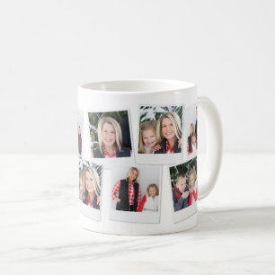 Snapshot Collage Grandparents Photo Christmas Gift Coffee Mug