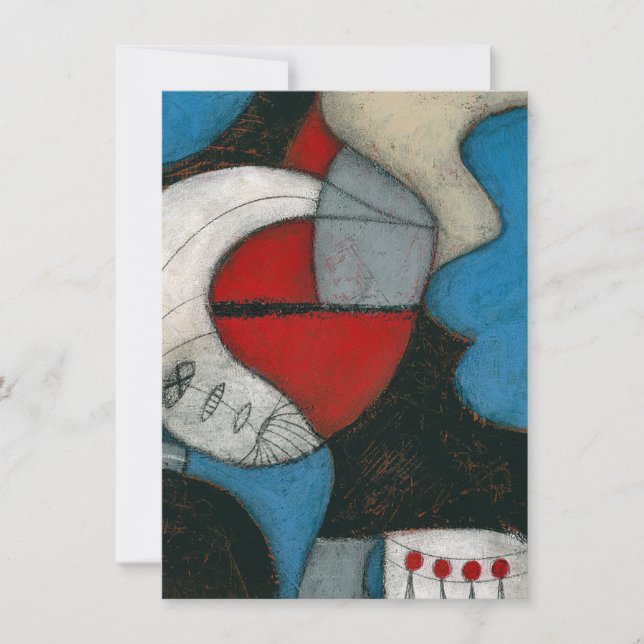 Snare Drum Greeting Card (Front)