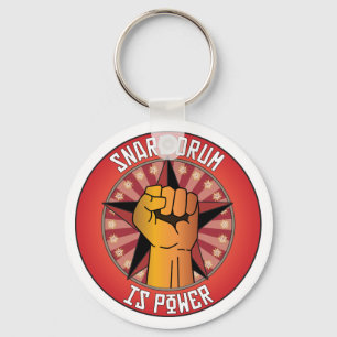 Snare Drum Is Power Key Ring