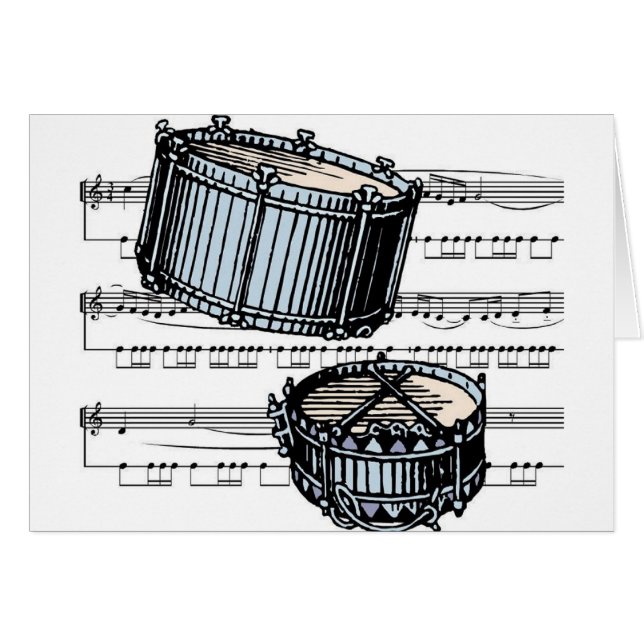 Snare Drums musical 05 B (Front Horizontal)