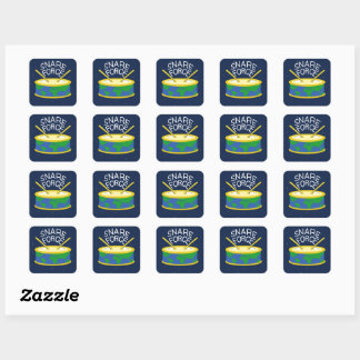 Snare Force Square Sticker