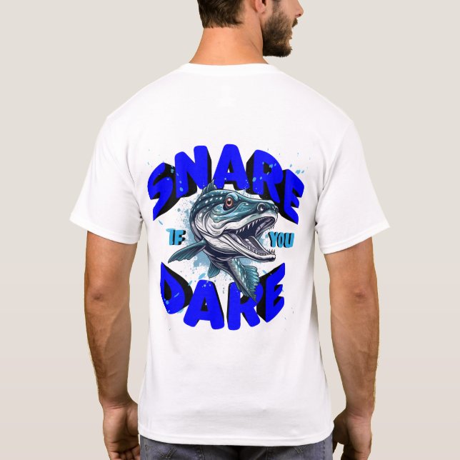 Snare If You Dare Muskie Customise NAME T-Shirt (Back)