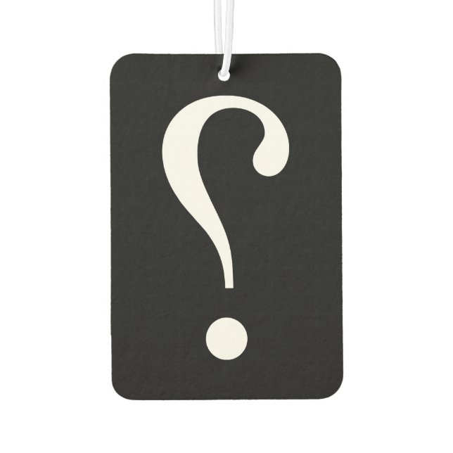 sNARK mARK {ironicon} Car Air Freshener (Back)