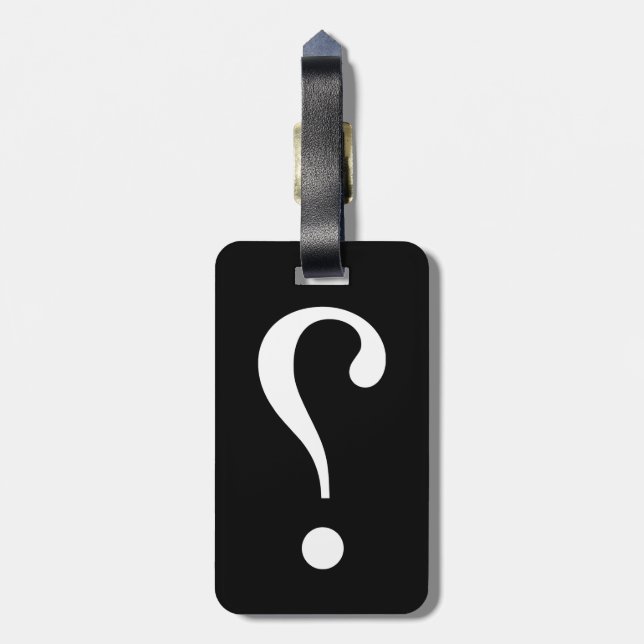 sNARK mARK {ironicon} Luggage Tag (Back Vertical)