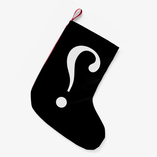 sNARK mARK {ironicon} Small Christmas Stocking (Front (Hanging))