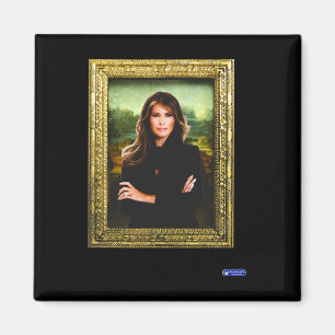 Snarknado Artistic Melania Trump Uni-adults Black Magnet