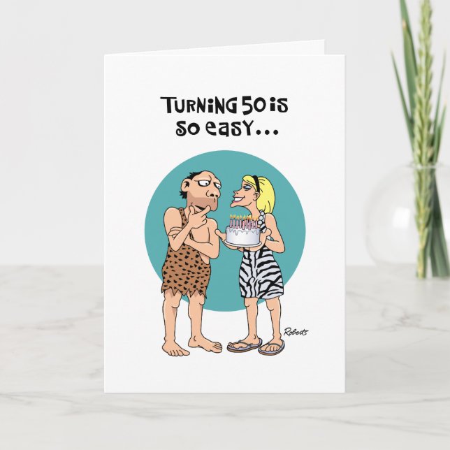 Snarky 50th Birthday Card (Front)
