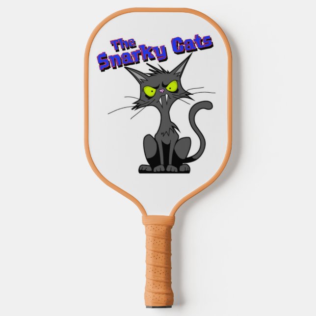 Snarky Cats Pickleball Baddies  Pickleball Paddle (Front)