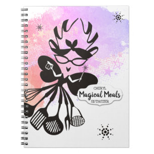 Snarky cooking fairy cookbook recipe notebook