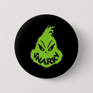 Snarky Face 6 Cm Round Badge