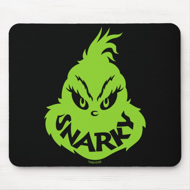 Snarky Face  Mouse Pad (Front)