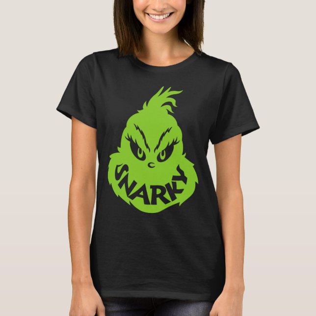 Snarky Face  T-Shirt (Front)