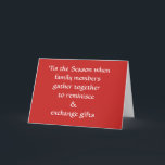 Snarky Funny Family Holiday<br><div class="desc">The perfect Snarky Holiday Card for Snarky Families of any religious persuasion! (100% of ALL PROFITS are donated to The Breast Cancer Research Foundation)</div>