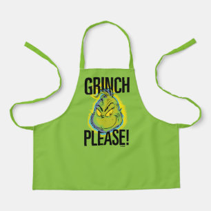 Snarky Grinch   Funny Grinch Please Apron