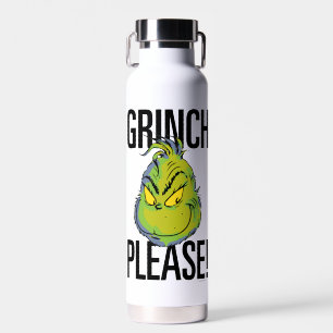 Snarky Grinch   Funny Grinch Please Quote Water Bottle
