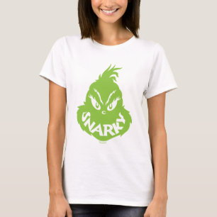 Snarky Grinch   The Grinch Face T-Shirt