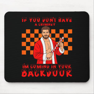 Snarky Humor Y Santa Claus Christmas Inappropriate Mouse Pad